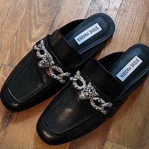 Steve Madden black mules